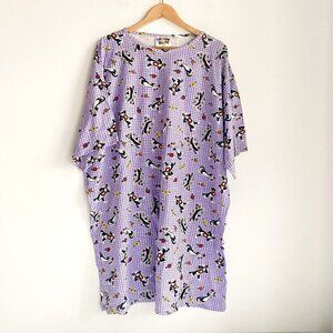 Looney Tunes Cat Sylvester J. Pussycat Sr. Floral Sleep Shirt 2XL